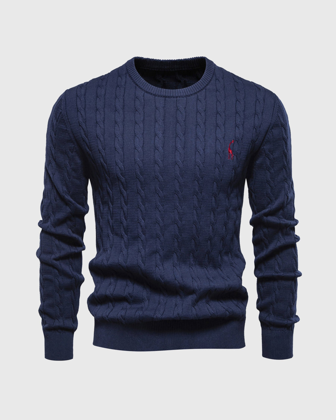 Modischer Herrenpullover aus weichem Baumwollstrick - zeitloser Komfort und Eleganz