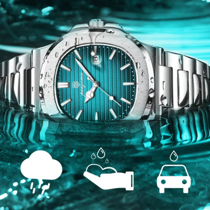 Elegante Herren Edelstahl-Armbanduhr – Perfekt für jeden Anlass