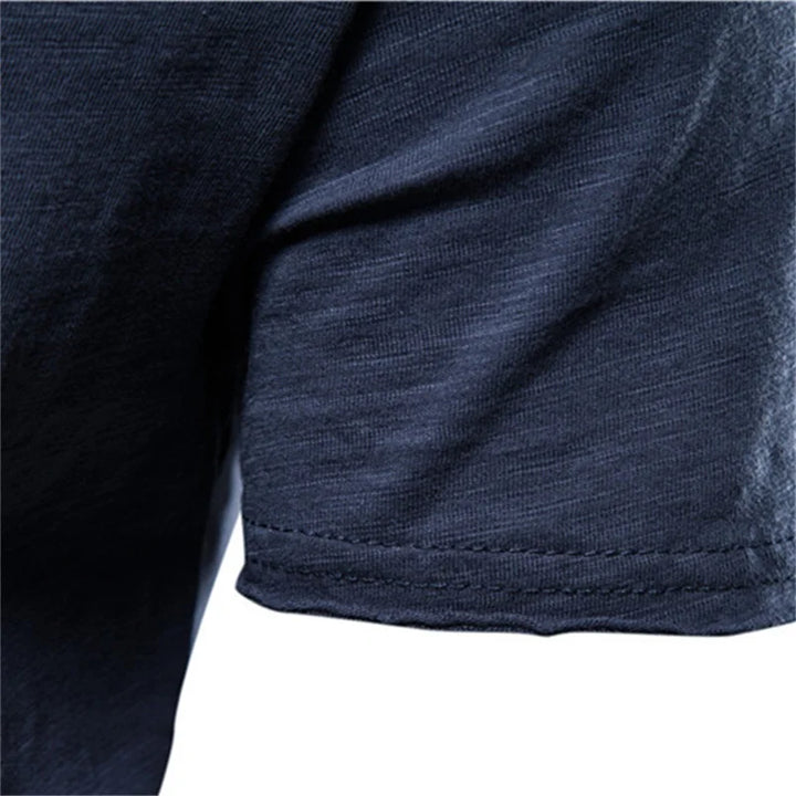 Alvino™ Bequemes Baumwoll-T-Shirt mit Rundhalsausschnitt