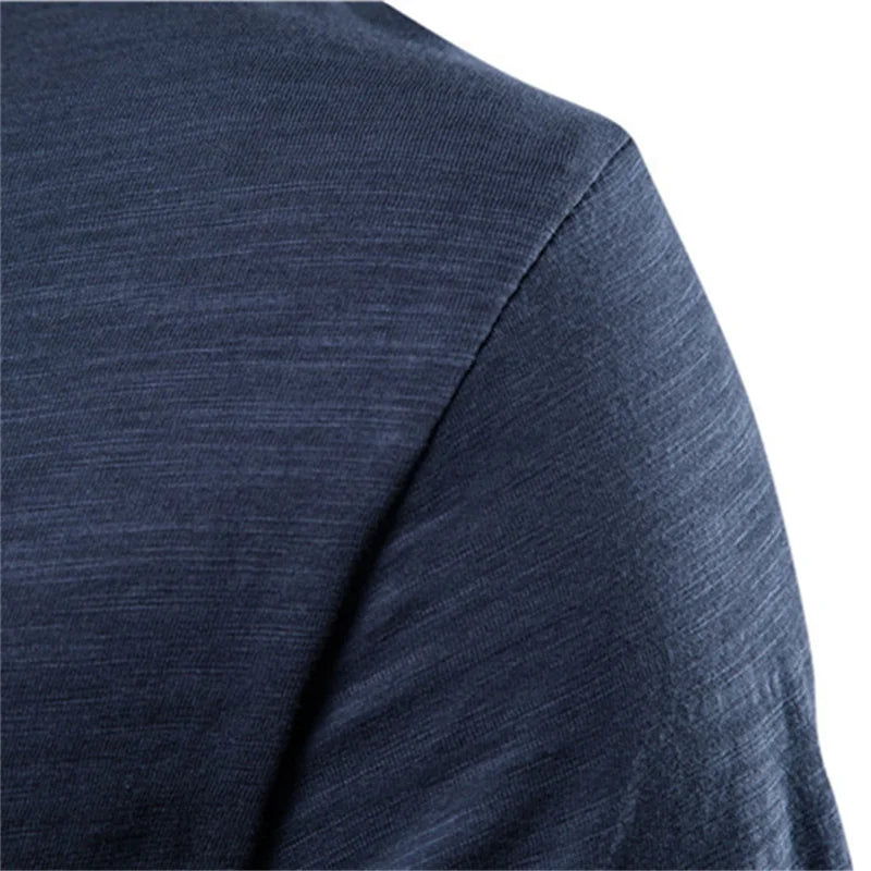 Alvino™ Bequemes Baumwoll-T-Shirt mit Rundhalsausschnitt