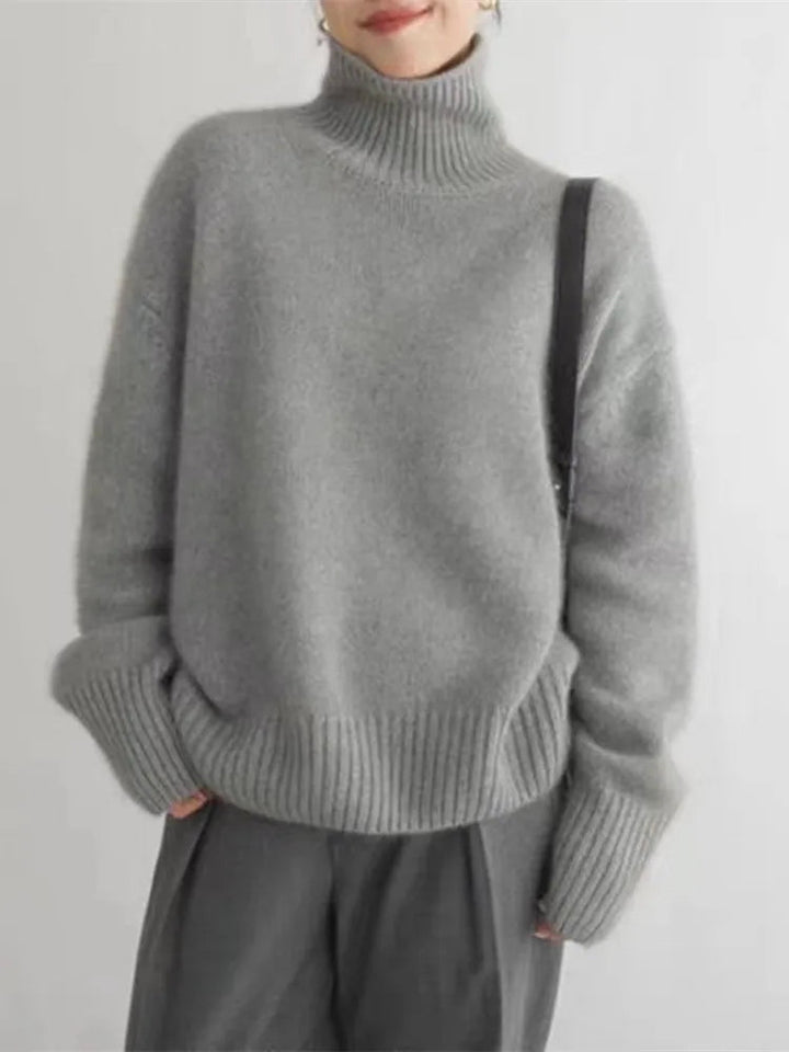 Mia™ – Bequemer Rollkragenpullover aus weichem Strick