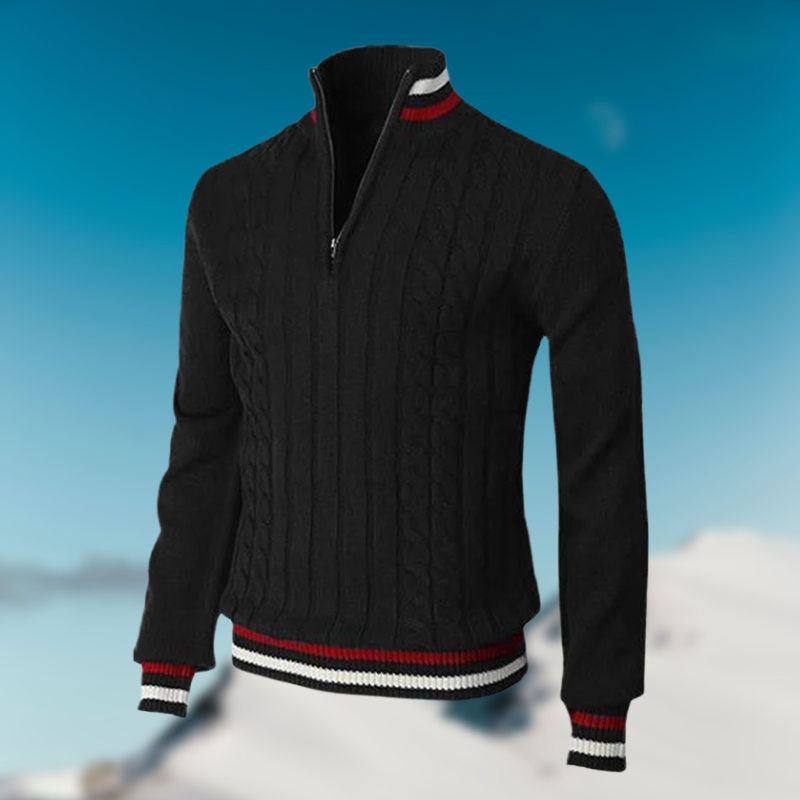 Martin - Klassischer Herrenpullover mit elegantem Kragen für besondere Anlässe