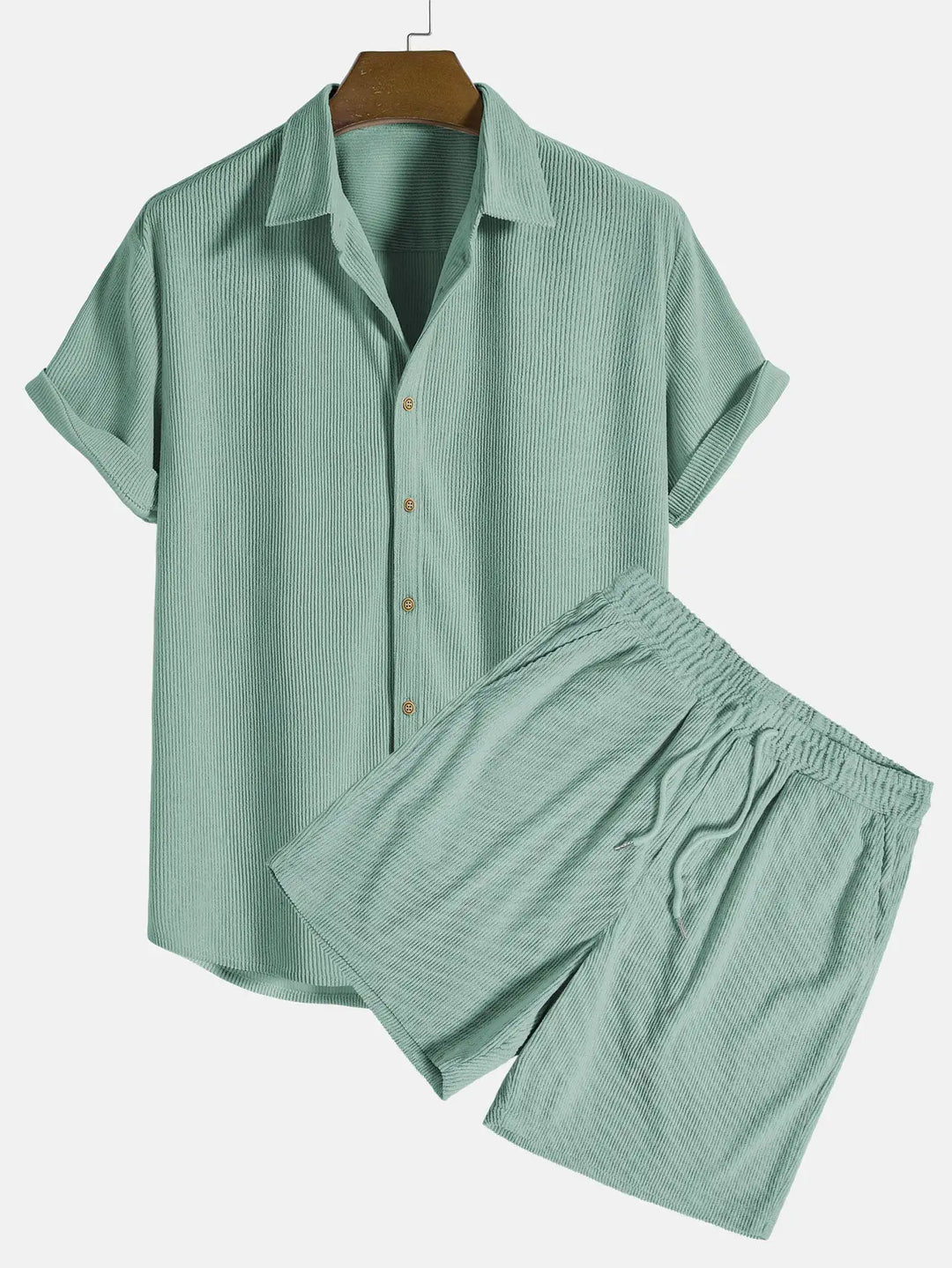 Giuseppe™ - Elegantes Sommer-Set aus geripptem Stoff