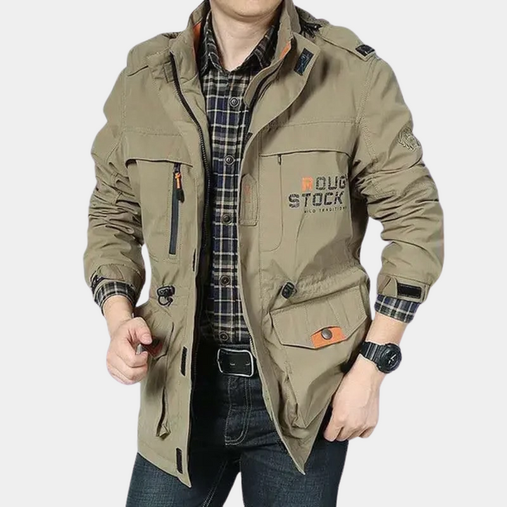 Damond Men's Summer Cargo Jacket - Stilvoller Style und unvergleichlicher Komfort für heiße Sommertage