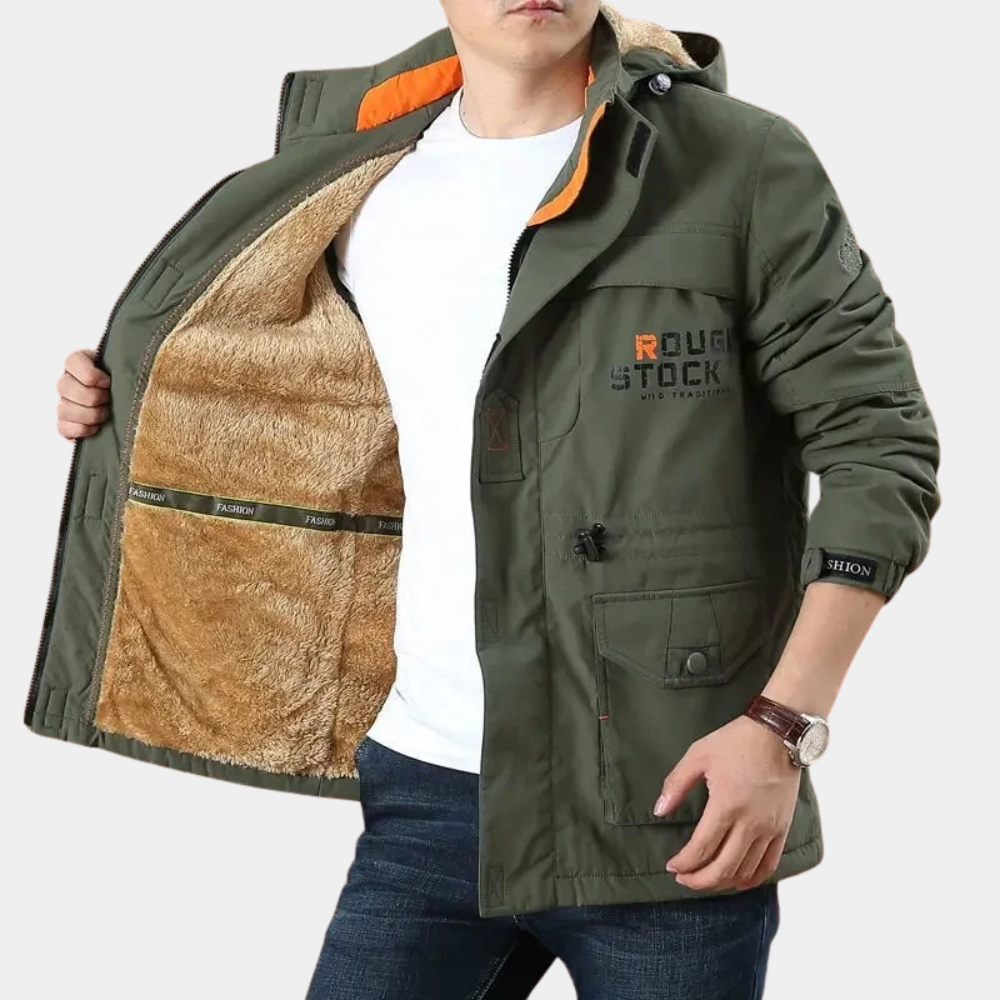 Damond Men's Summer Cargo Jacket - Stilvoller Style und unvergleichlicher Komfort für heiße Sommertage