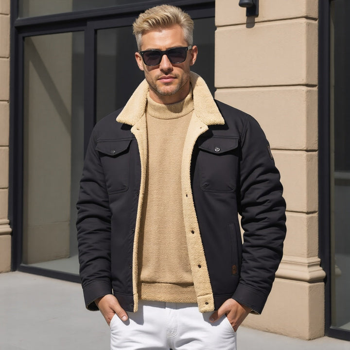 DIRK Herren-Bomberjacke im Vintage-Stil - Elegant und zeitlos