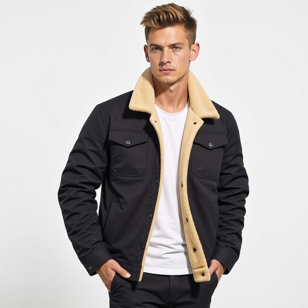 DIRK Herren-Bomberjacke im Vintage-Stil - Elegant und zeitlos