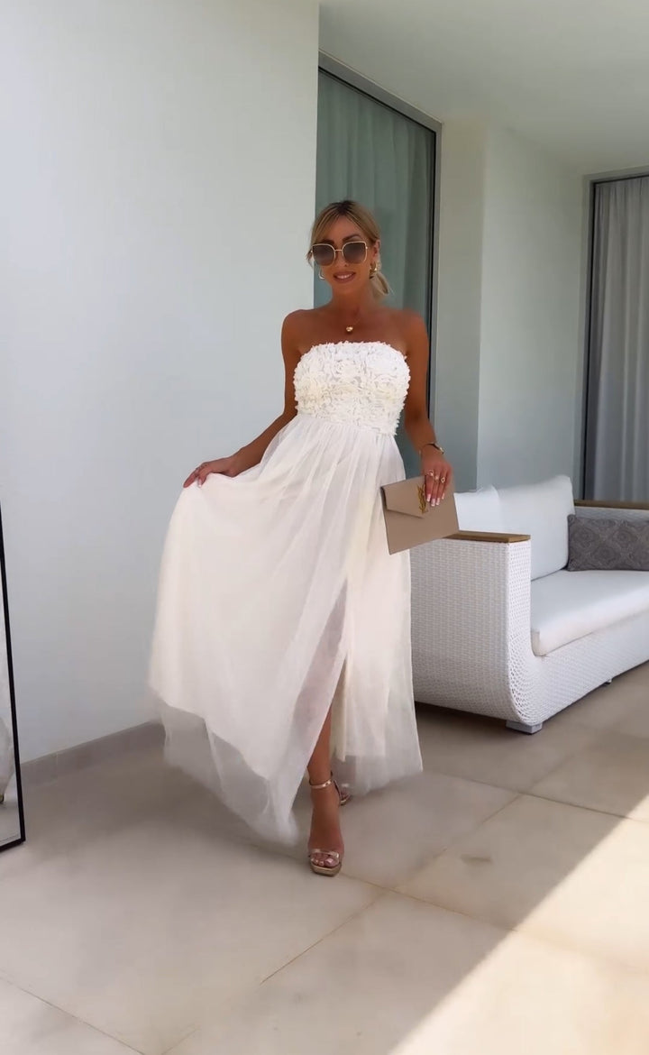 Abito da Sogno in Tulle Floreale Stella™ per Occasioni Speciali