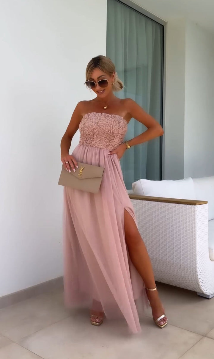 Stella™ - Bezauberndes Kleid aus geblümtem Tüll für elegante Anlässe