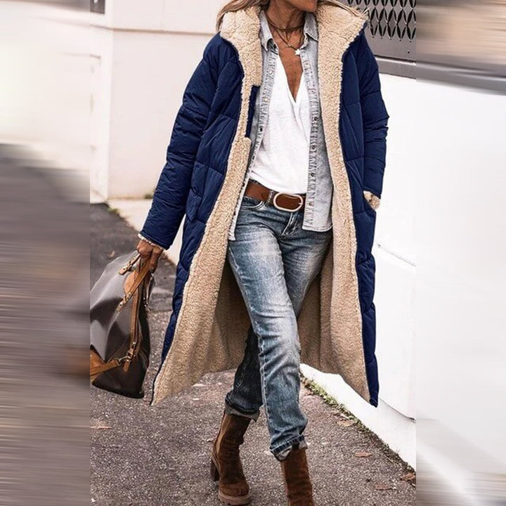 Hazel Langer Wintermantel für Damen - Stil und Eleganz für die kalte Jahreszeit