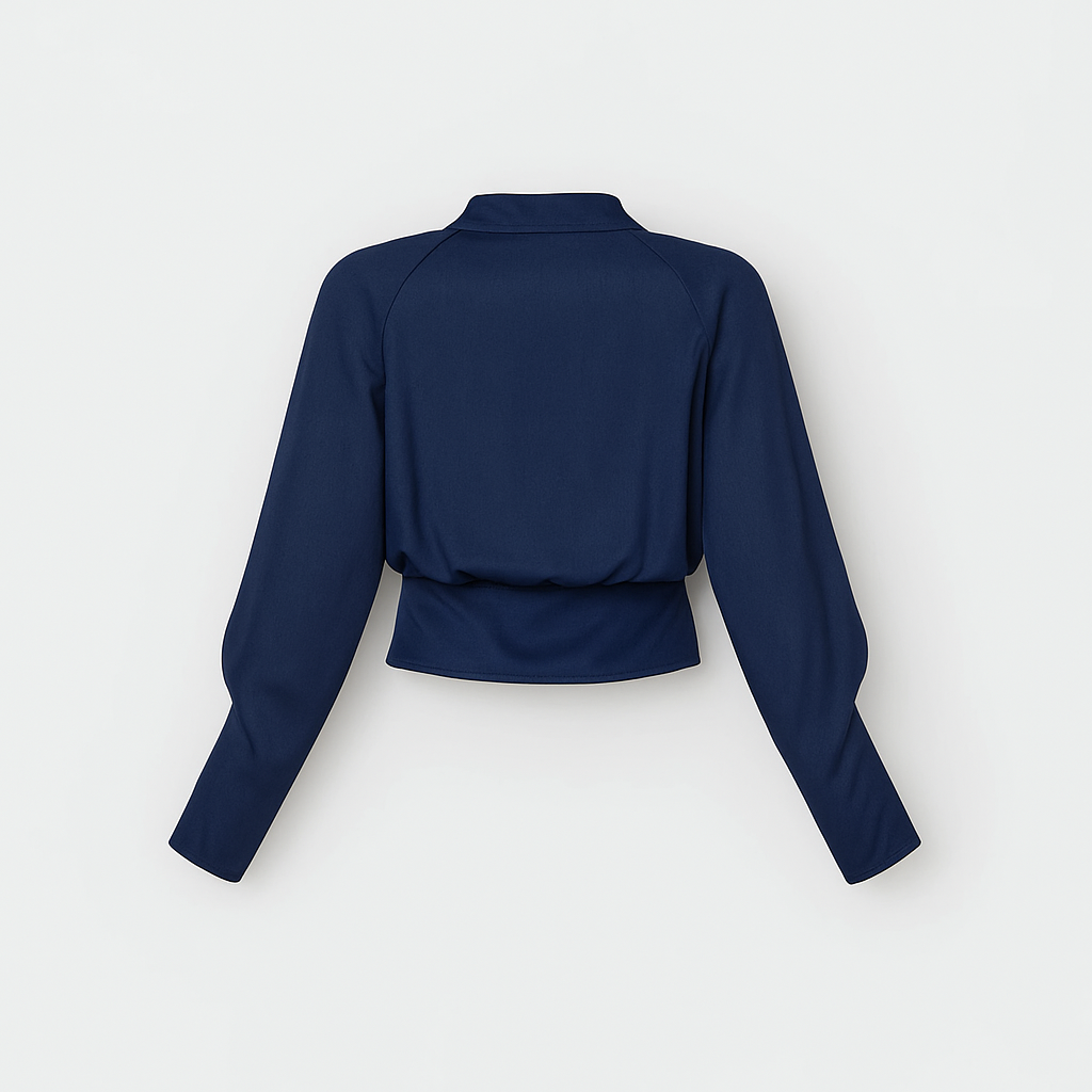 Elegante und modische Damenbluse mit schönen Puffärmeln für einen einzigartigen Stil