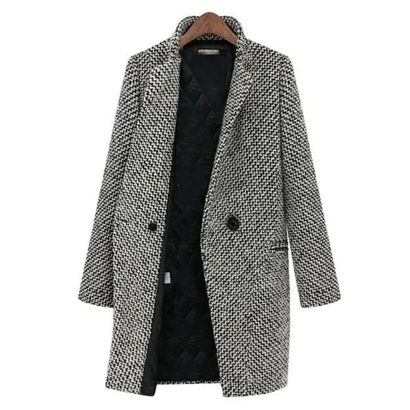 Nele™ - Lange Midi-Jacke