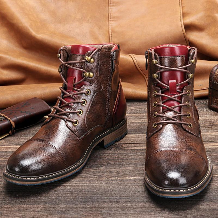Wilhelm™ - Hochwertig verarbeitete Oxford-Stiefel aus Leder