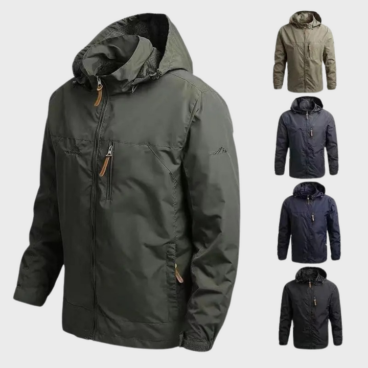 Elegante und wasserdichte Herrenjacke: perfekt für jedes Abenteuer!