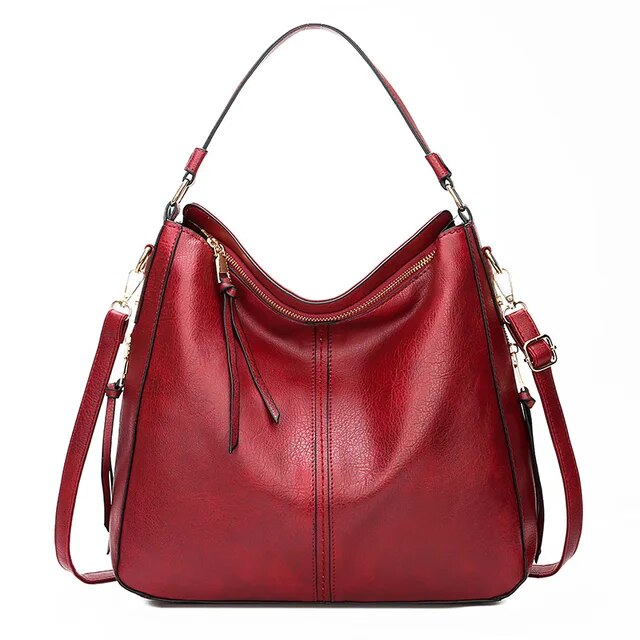 Ersilia™ - Raffinata borsa in pelle spaziosa con comode tasche laterali