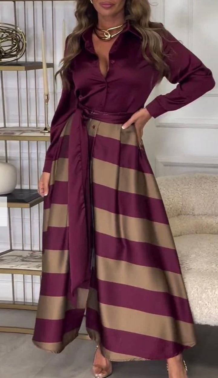 Carla™ Zweiteiliger gestreifter Anzug - Eleganz und Stil!