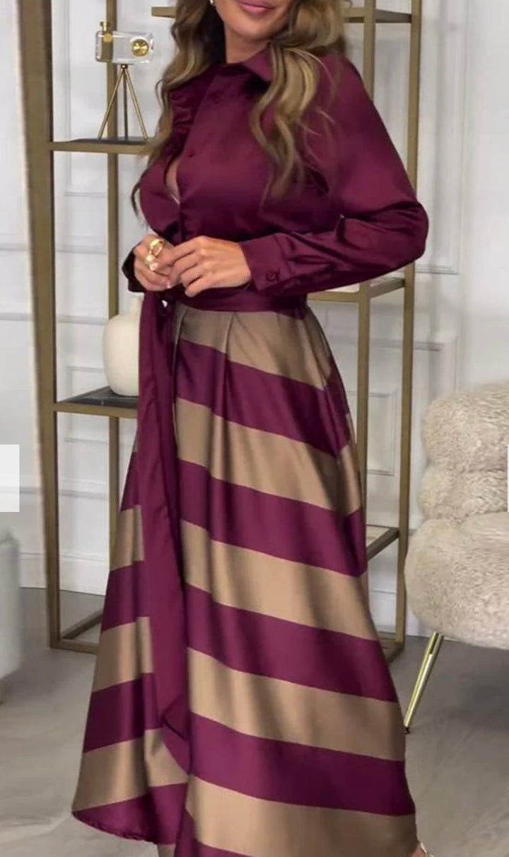 Carla™ Zweiteiliger gestreifter Anzug - Eleganz und Stil!