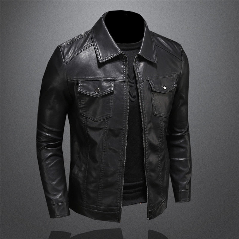 Benjamin™ - Fasionable Leder Jacke