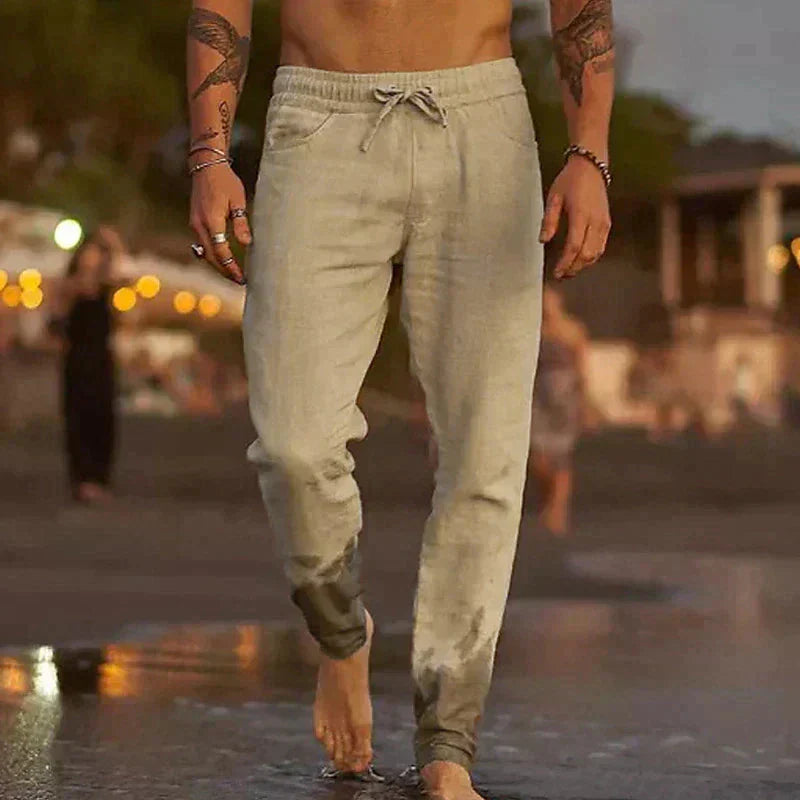 Mattia™ Sommerhose aus Leinen für Herren - Eleganz und Komfort