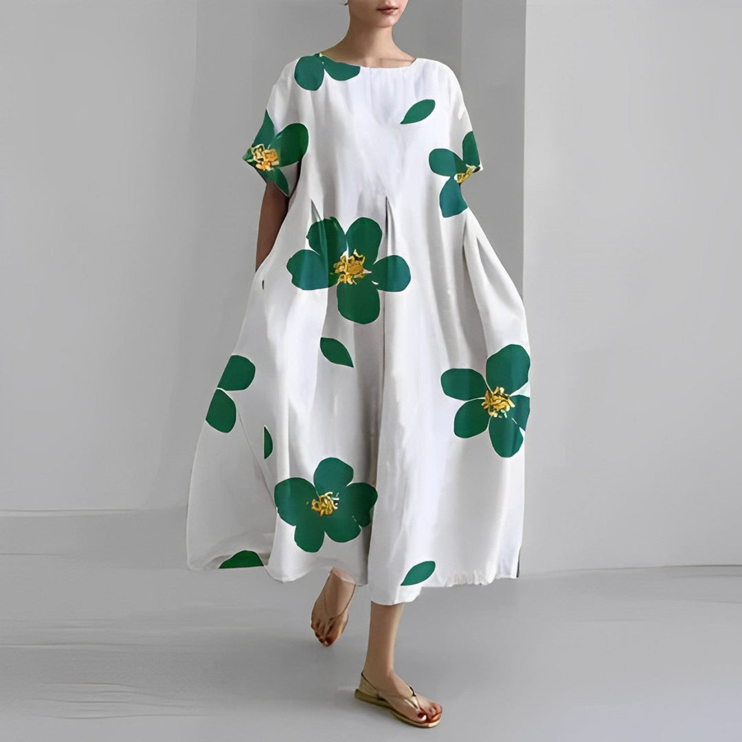 Abito Boho in Fantasia Floreale Genova™️: Stile e Comfort per Ogni Occasione!