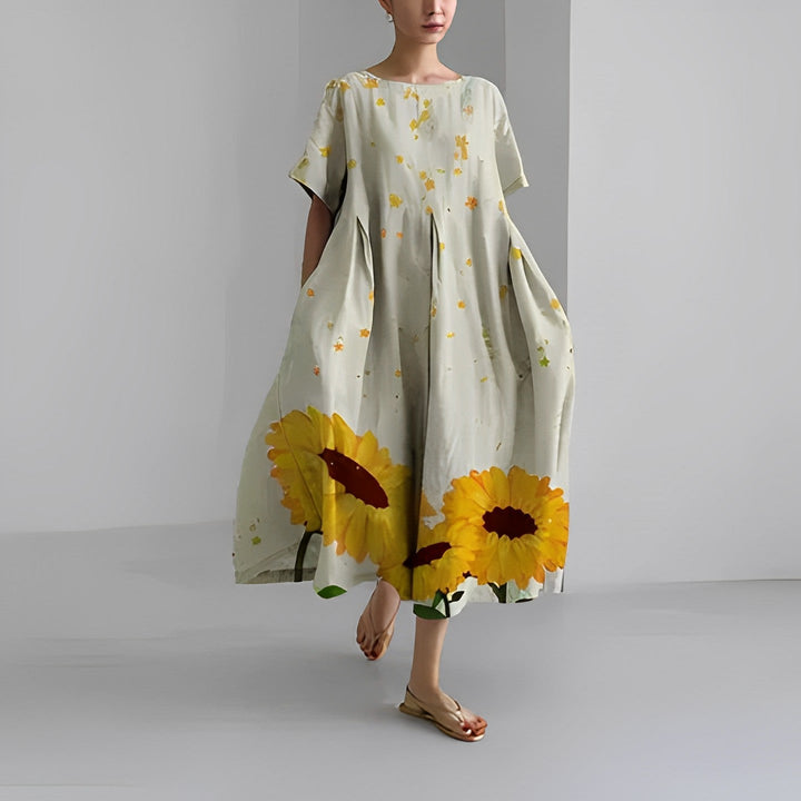 Abito Boho in Fantasia Floreale Genova™️: Stile e Comfort per Ogni Occasione!
