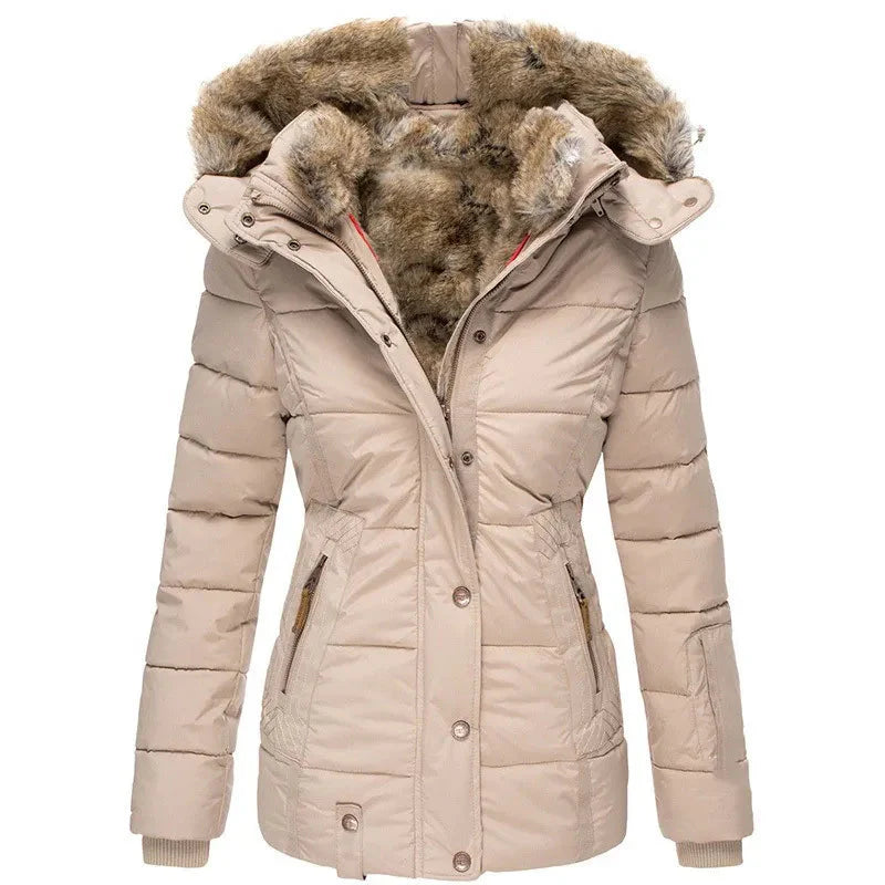 Emilia™ -  Warmer pelzgefütterter Wintermantel