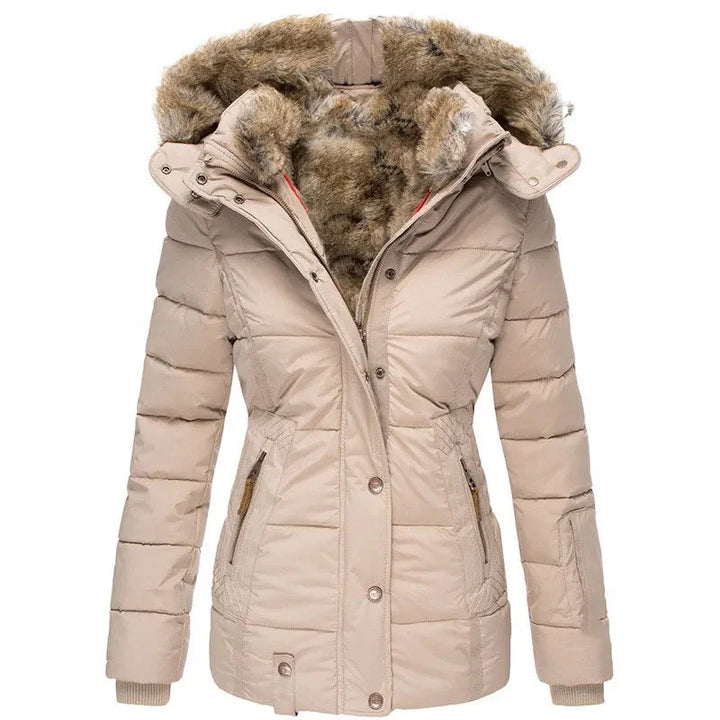 Emilia™ -  Warmer pelzgefütterter Wintermantel