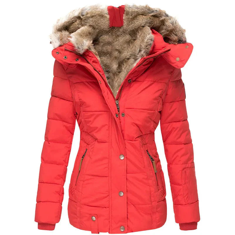 Emilia™ -  Warmer pelzgefütterter Wintermantel