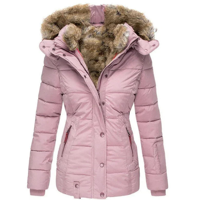Emilia™ -  Warmer pelzgefütterter Wintermantel