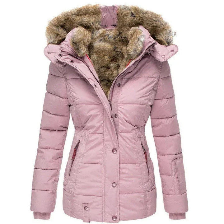 Emilia™ -  Warmer pelzgefütterter Wintermantel