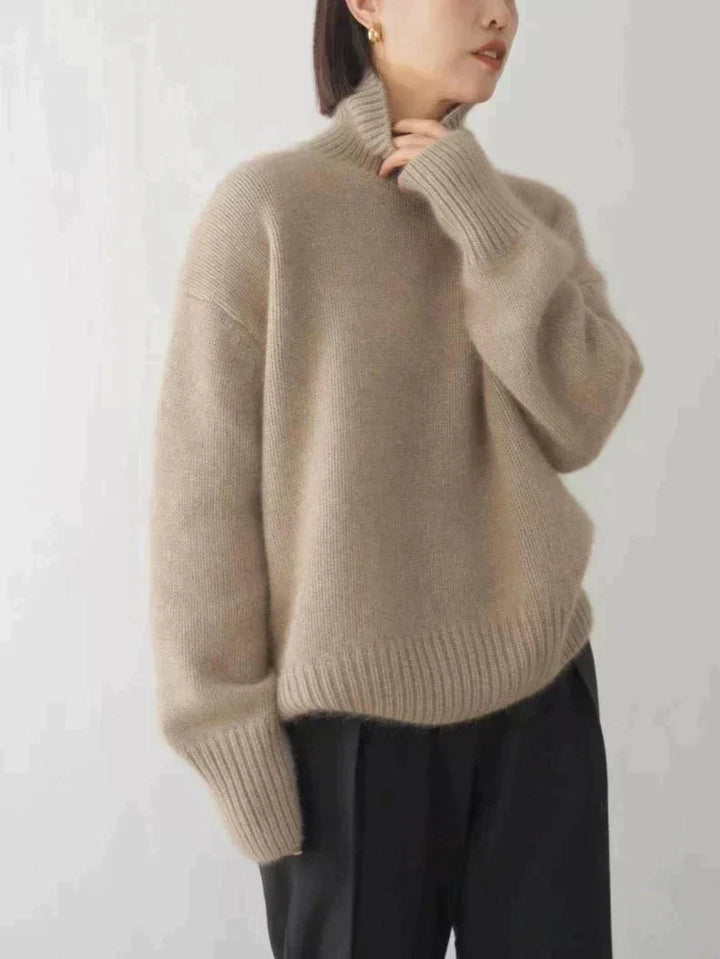 Mia™ – Bequemer Rollkragenpullover aus weichem Strick
