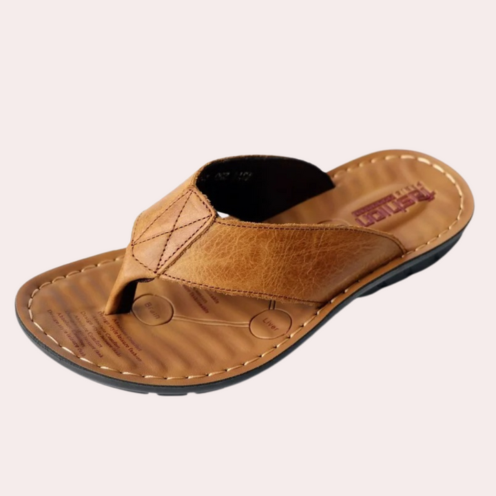 Elegante, hochwertige Herren-Sandalen aus Leder von Lowell