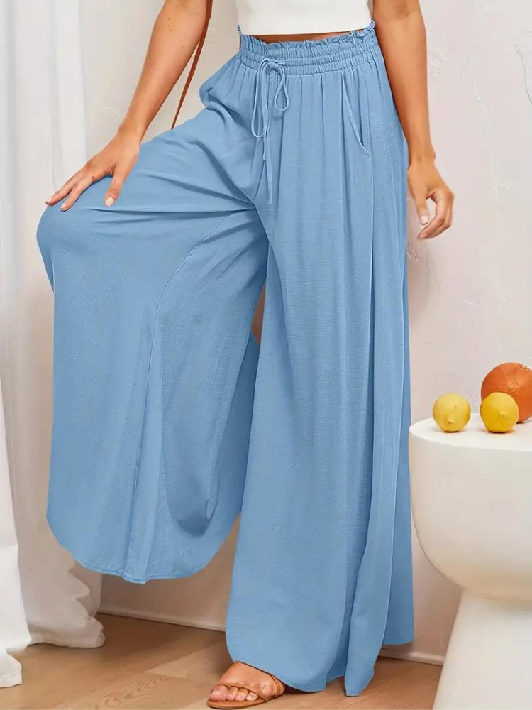 Stylowe i eleganckie damskie spodnie z wysokim stanem dla modnego wyglądu