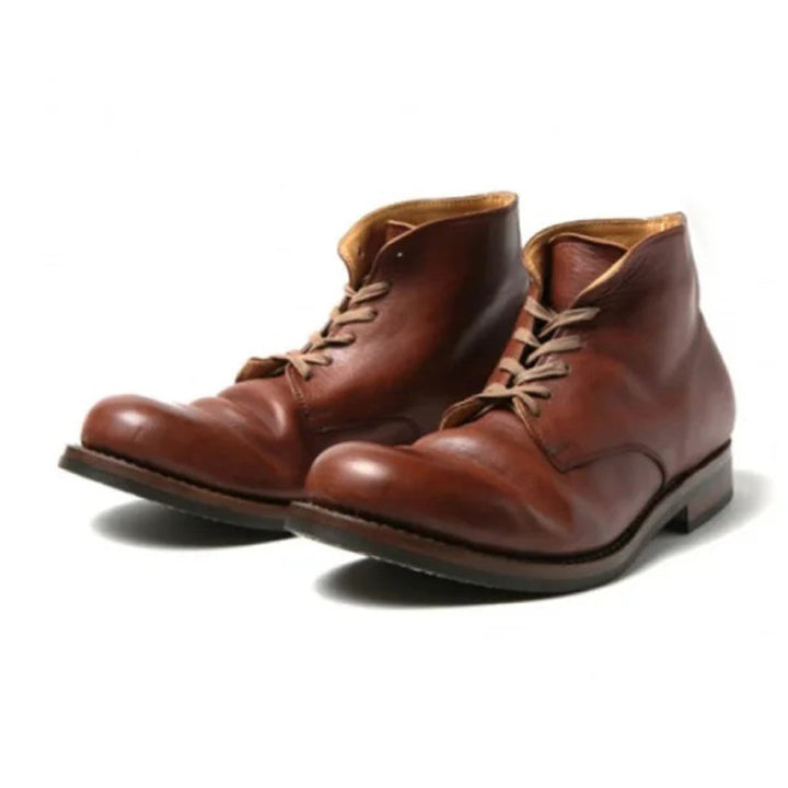 Herrenstiefel aus feinem Leder mit Absatz - MARTIN