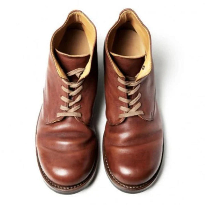 Herrenstiefel aus feinem Leder mit Absatz - MARTIN