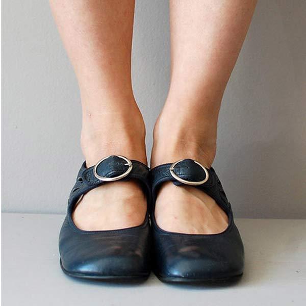 Jolanda™ - Eleganti Scarpe Vintage con Tacco Basso