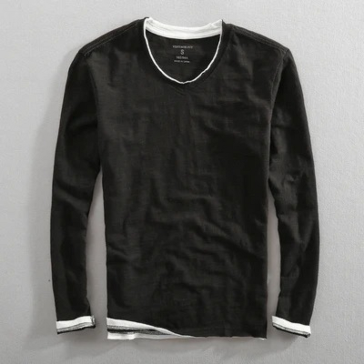 Santo™ - Elegante Camicia in Cotone a Maniche Lunghe