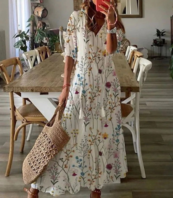 Claudia™ Langes Sommerkleid - Eleganz und Komfort für Ihre Sommersaison
