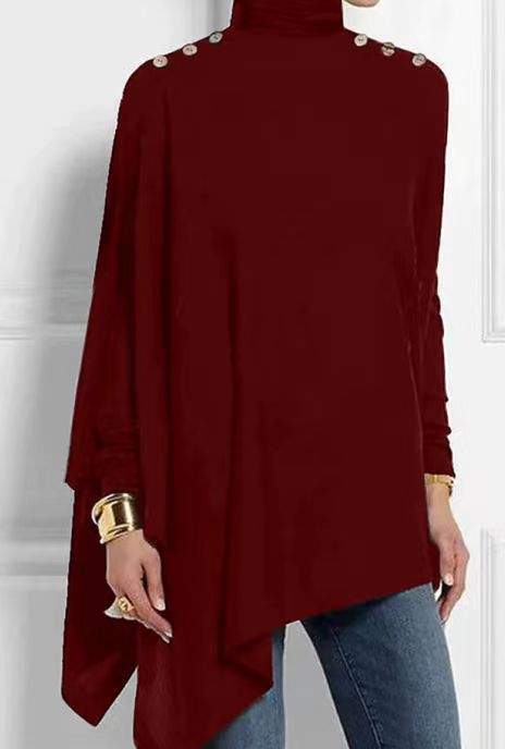 Top asimmetrico da donna Annunziata™ - Stile e Eleganza Unici