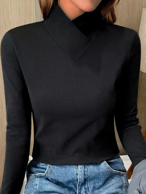 Dalila™ Elegante Bluse mit V-Ausschnitt und raffiniertem Design