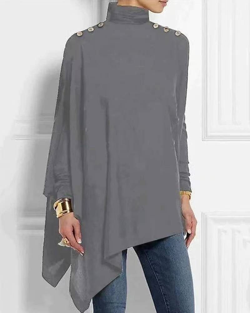 Top asimmetrico da donna Annunziata™ - Stile e Eleganza Unici