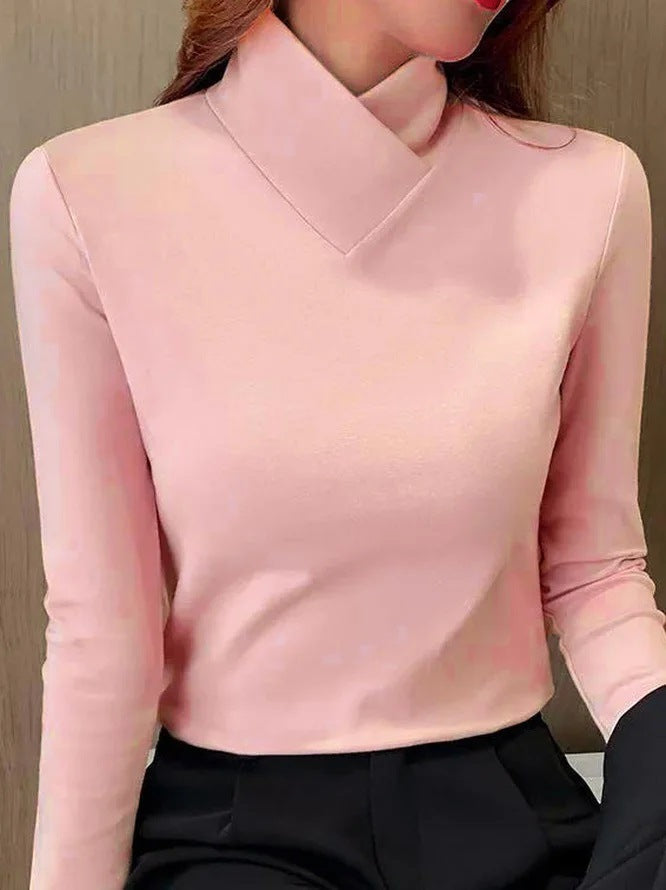 Dalila™ Elegante Bluse mit V-Ausschnitt und raffiniertem Design