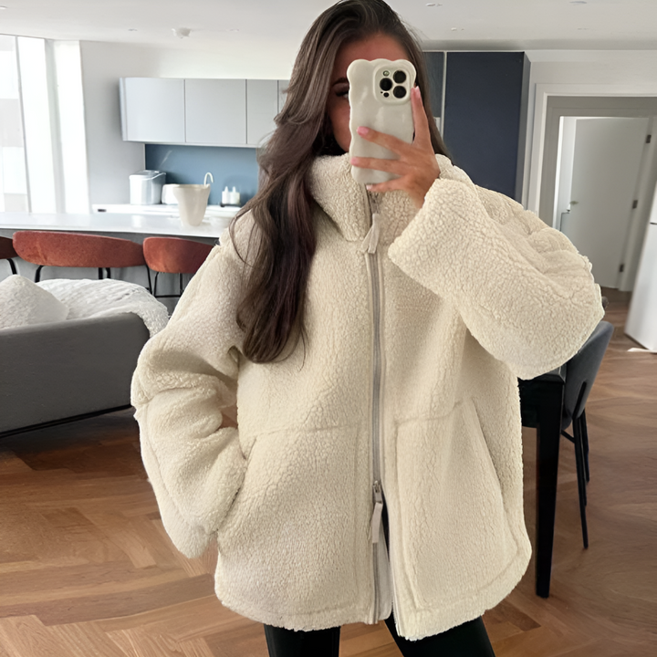 Lorelei™ – Modische Teddyfleece-Jacke für kalte Tage