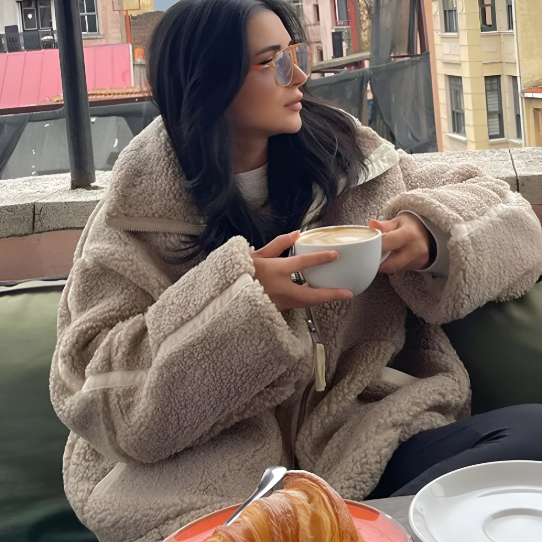 Lorelei™ – Modische Teddyfleece-Jacke für kalte Tage