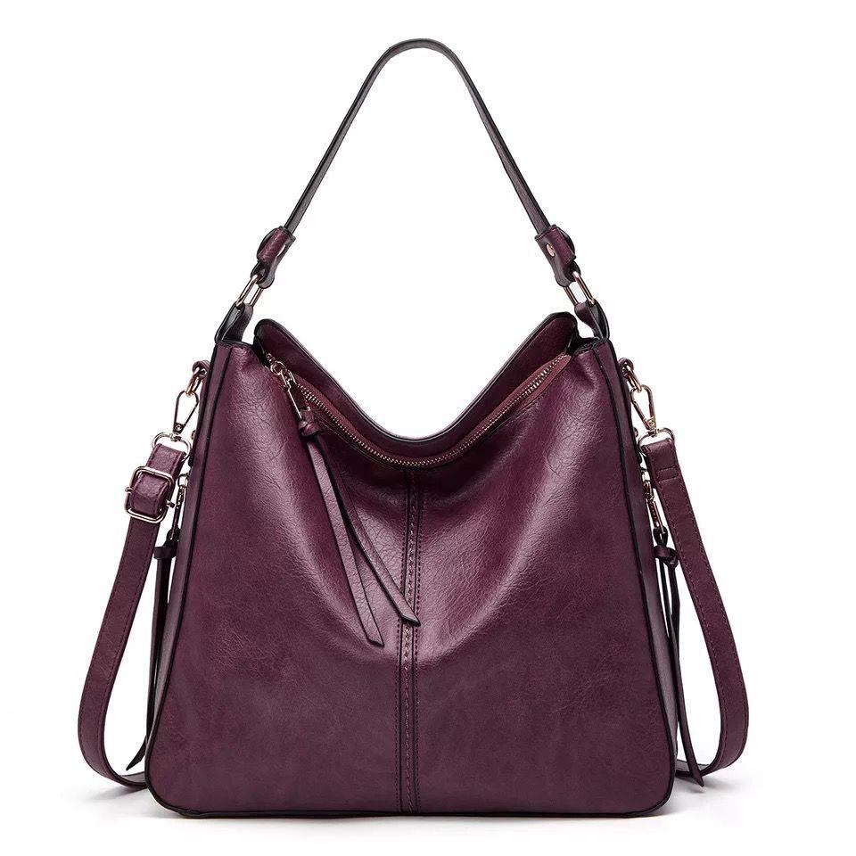 Ersilia™ - Raffinata borsa in pelle spaziosa con comode tasche laterali