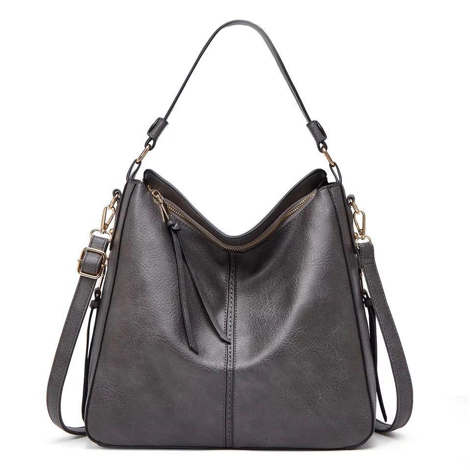 Ersilia™ - Raffinata borsa in pelle spaziosa con comode tasche laterali
