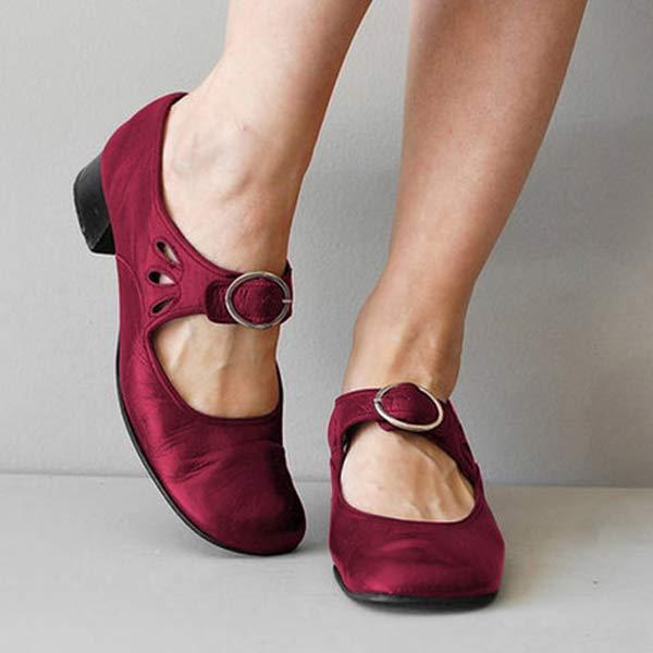 Jolanda™ - Eleganti Scarpe Vintage con Tacco Basso