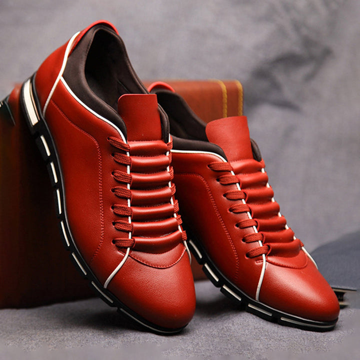 Stylische SANJIN Leder Sneaker für ultimativen Komfort