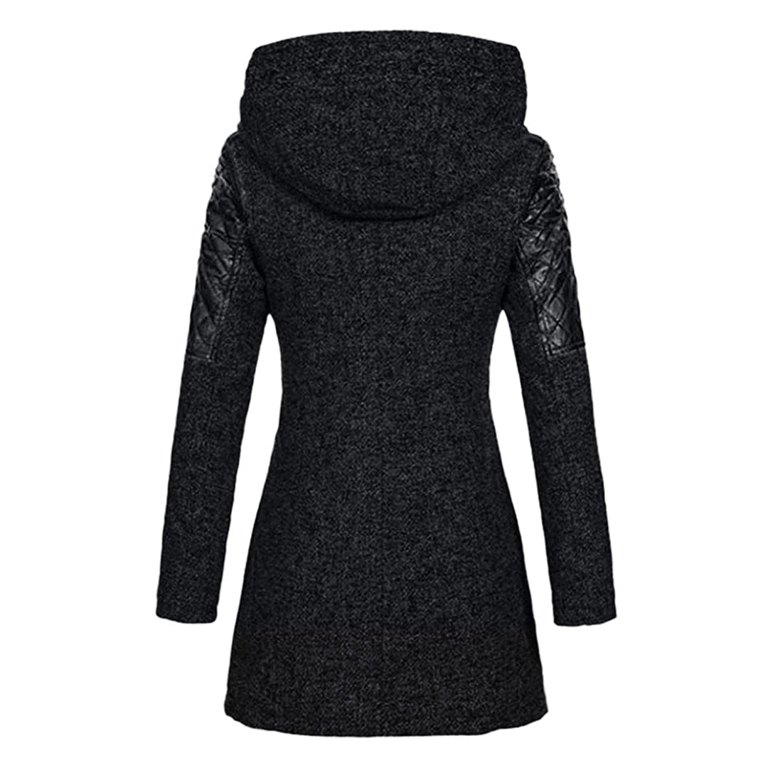 Riley - Stylischer langer Damen-Wintermantel mit Kapuze