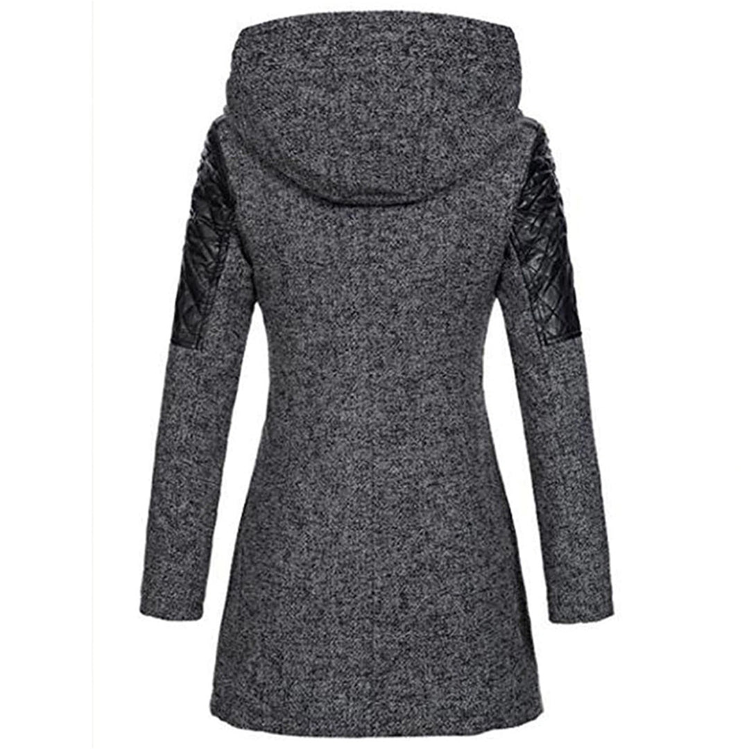 Riley - Stylischer langer Damen-Wintermantel mit Kapuze